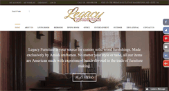 Desktop Screenshot of legacyfurniture.net